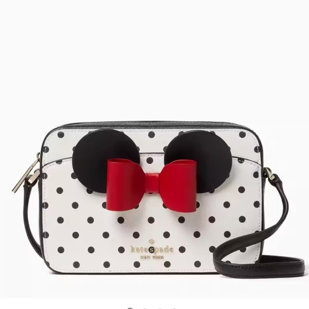 Disney X Kate Spade New York Minnie Mouse Camera Bag BRAND NEW - Picture 6 of 7